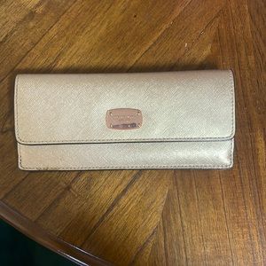 Rose Gold Michael Kors wallet